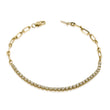 Load image into Gallery viewer, Bracelet in 14k Gold with Diamonds