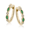 Load image into Gallery viewer, ZE720 Color Earring in 14k Gold with Diamonds