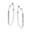 Load image into Gallery viewer, ZE857 Hoop Earring in 14k Gold with Diamonds