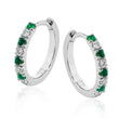 Load image into Gallery viewer, ZE877 Color Earring in 14k Gold with Diamonds