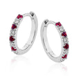 Load image into Gallery viewer, ZE877 Color Earring in 14k Gold with Diamonds