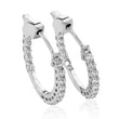 Load image into Gallery viewer, Hoop Earring in 14k Gold with Diamonds