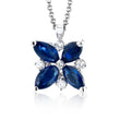 Load image into Gallery viewer, ZP1006 Color Pendant in 14k Gold with Diamonds