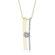 Load image into Gallery viewer, Pendant in 14k Gold with Diamonds