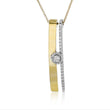 Load image into Gallery viewer, Pendant in 14k Gold with Diamonds
