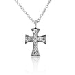 Load image into Gallery viewer, Cross Pendant in 14k Gold with Diamonds