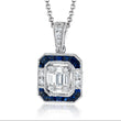 Load image into Gallery viewer, Color Pendant in 14k Gold with Diamonds