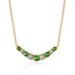Load image into Gallery viewer, Sapphires Color Pendant in 14k Gold with Diamonds