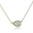 Load image into Gallery viewer, Pear Pendant in 14k Gold with Diamonds