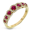 Load image into Gallery viewer, Color Ring in 14k Gold with Diamonds