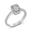 Load image into Gallery viewer, ZR1176 Right Hand Ring in 14k Gold with Diamonds