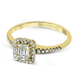 Load image into Gallery viewer, ZR1230 WHITE 14K SEMI YELLOW 1