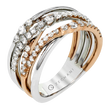 Load image into Gallery viewer, ZR1467 WHITE 18K X WHITE-ROSE