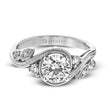 Load image into Gallery viewer, ZR1470 Engagement Ring in 14k Gold with Diamonds
