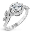 Load image into Gallery viewer, ZR1470 Engagement Ring in 14k Gold with Diamonds