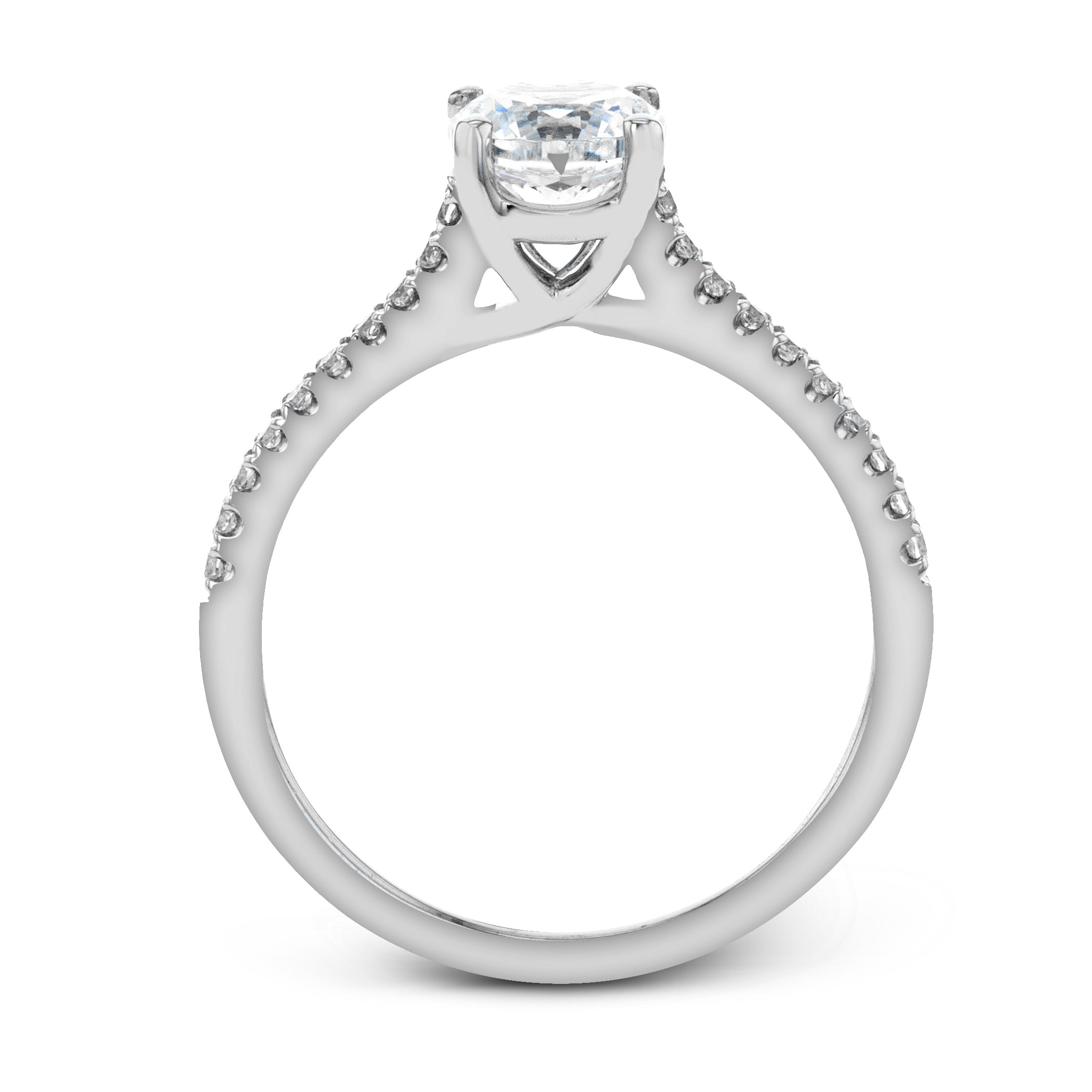 Wedding Set in 14k Gold with Diamonds