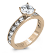 Load image into Gallery viewer, ZR16-A WHITE 14K SEMI ROSE