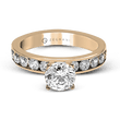 Load image into Gallery viewer, ZR16-A WHITE 14K SEMI ROSE 1