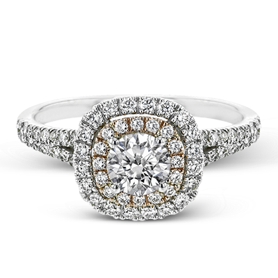 ZR1613 WHITE 14K SEMI WHITE-ROSE 1
