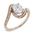 Load image into Gallery viewer, ZR1687 Engagement Ring in 14k Gold with Diamonds