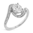 Load image into Gallery viewer, ZR1687 Engagement Ring in 14k Gold with Diamonds