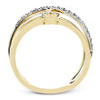 Load image into Gallery viewer, ZR1702 Right Hand Ring in 14k Gold with Diamonds