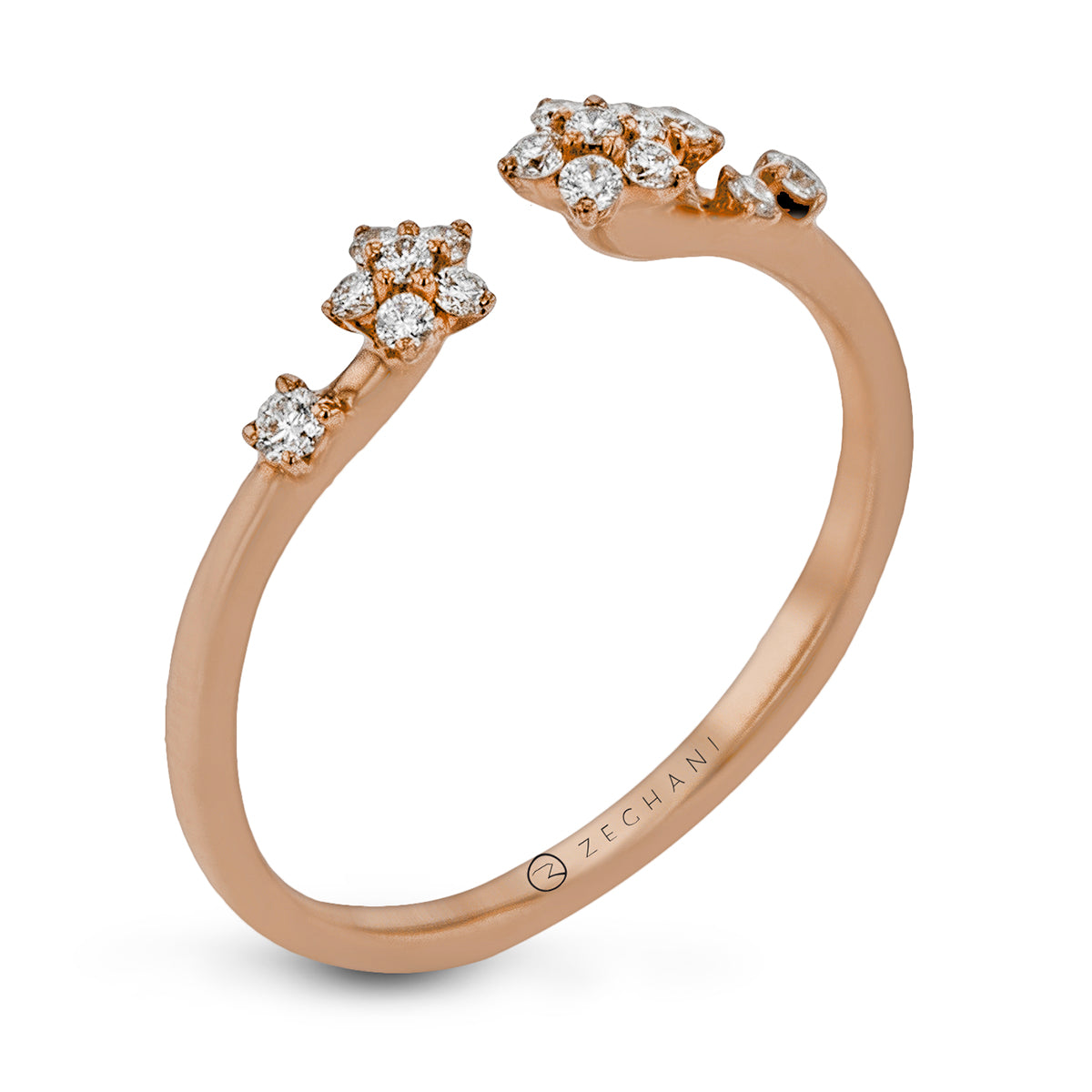 Wedding Set in 14k Gold with Diamonds