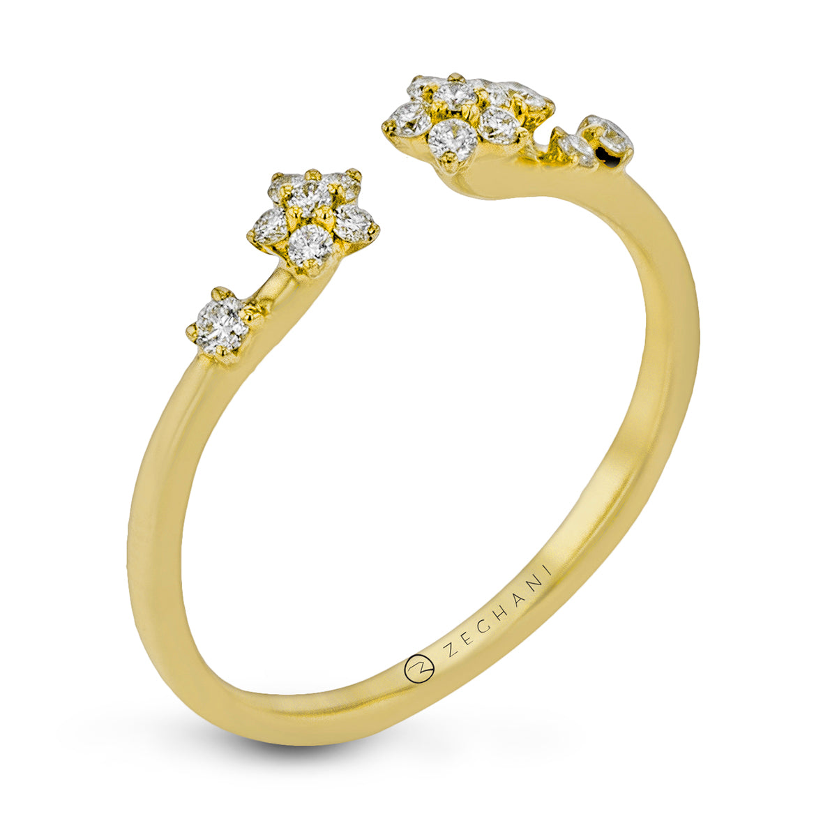 Wedding Set in 14k Gold with Diamonds