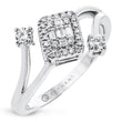 Load image into Gallery viewer, Right Hand Ring in 14k Gold with Diamonds