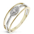 Load image into Gallery viewer, ZR2222 Right Hand Ring in 14k Gold with Diamonds
