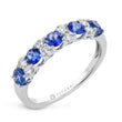 Load image into Gallery viewer, Sapphire Color Ring in 14k Gold with Diamonds