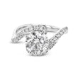 Load image into Gallery viewer, Round Engagement Ring in 14k Gold with Diamonds