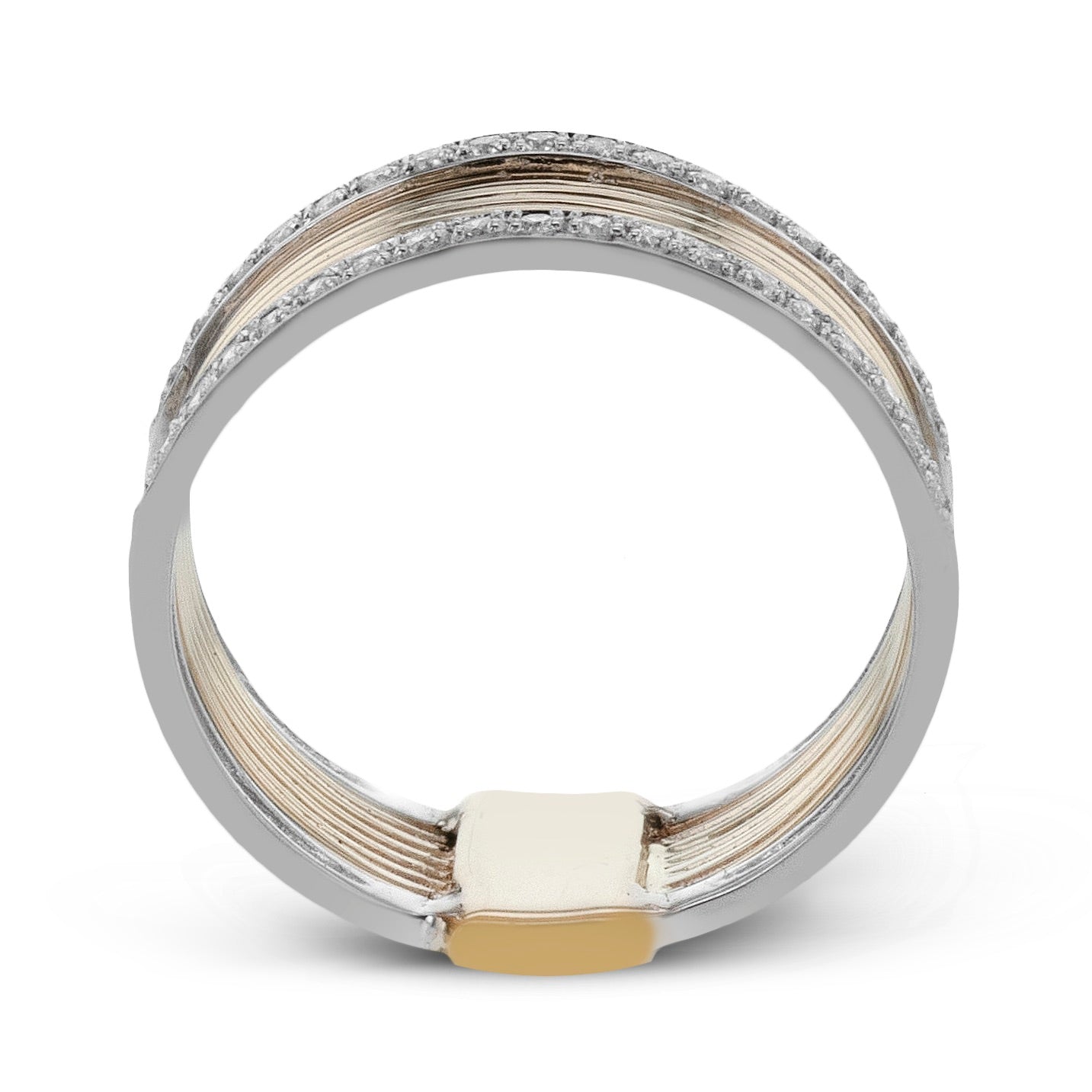 Fashion Ring in 14k Gold with Diamonds