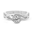 Load image into Gallery viewer, ZR2357 Engagement Ring in 14k Gold with Diamonds
