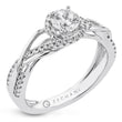 Load image into Gallery viewer, ZR2357 Engagement Ring in 14k Gold with Diamonds