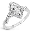Load image into Gallery viewer, Marquise Engagement Ring in 14k Gold with Diamonds