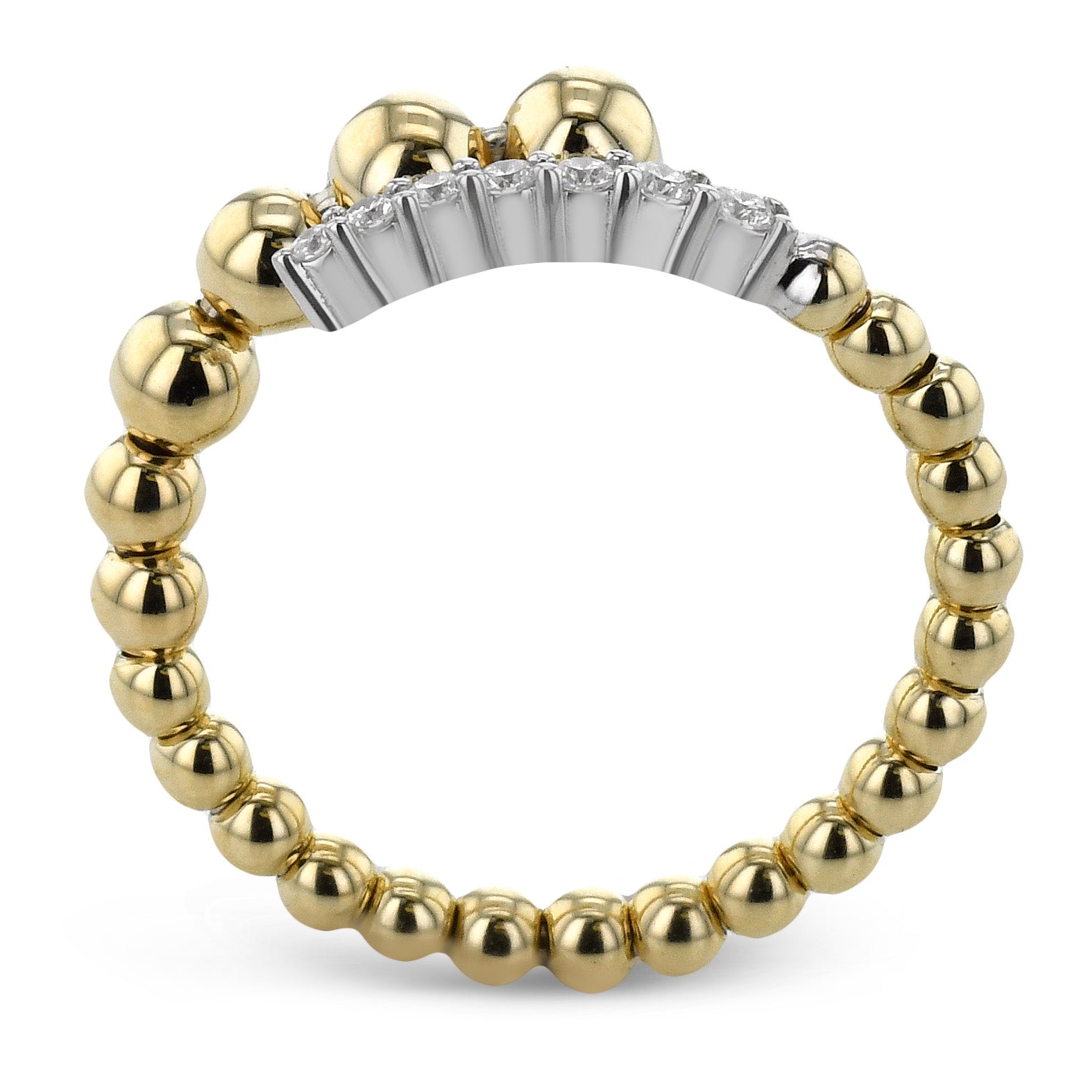 Fashion Ring in 14k Gold with Diamonds