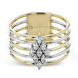 Load image into Gallery viewer, Fashion Ring in 14k Gold with Diamonds