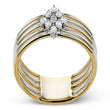 Load image into Gallery viewer, Fashion Ring in 14k Gold with Diamonds