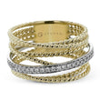 Load image into Gallery viewer, Fashion Ring in 14k Gold with Diamonds