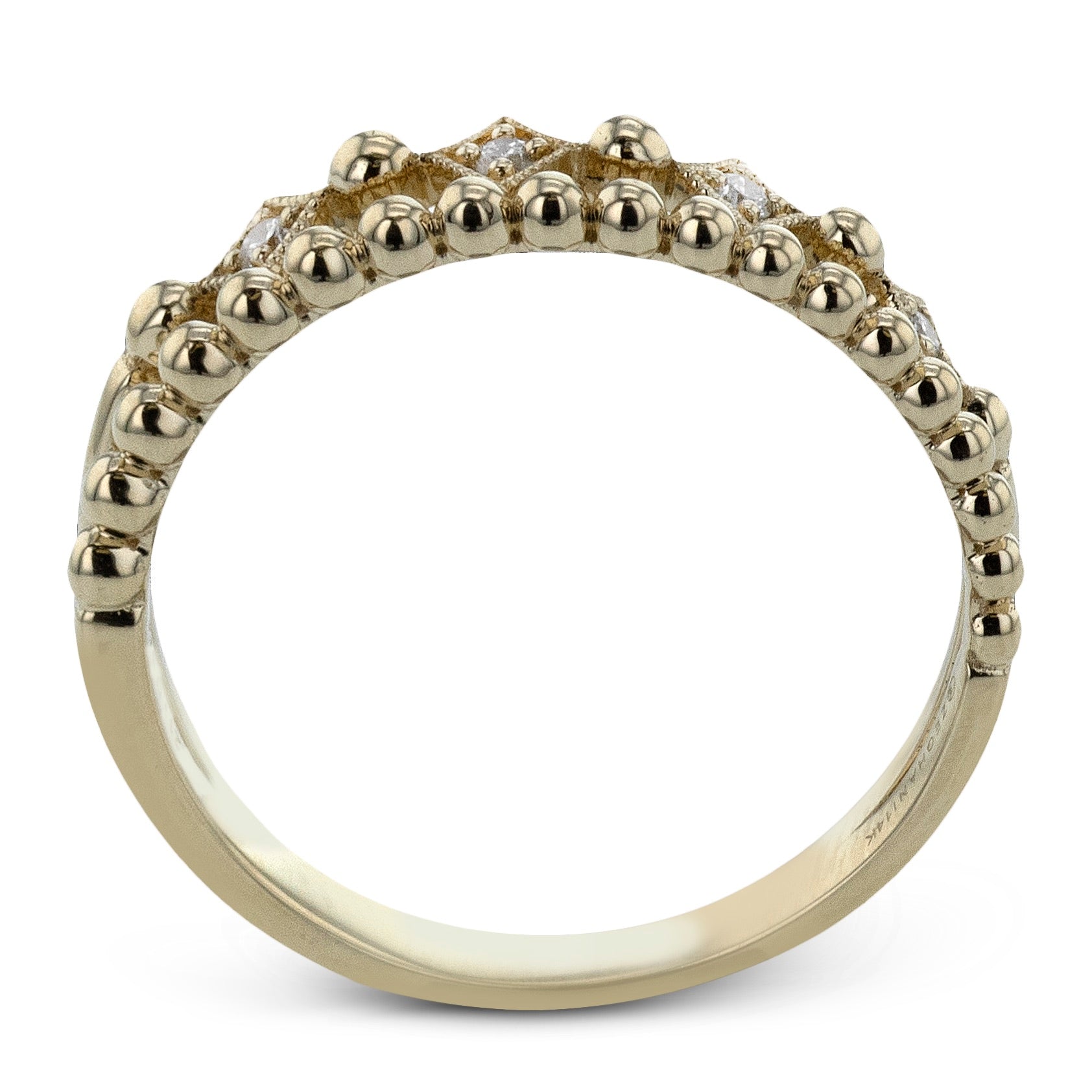 Fashion Ring in 14k Gold with Diamonds
