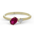 Load image into Gallery viewer, Ruby Color Ring in 14k Gold