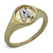 Load image into Gallery viewer, ZR2557 Right Hand Ring in 14k Gold with Diamonds