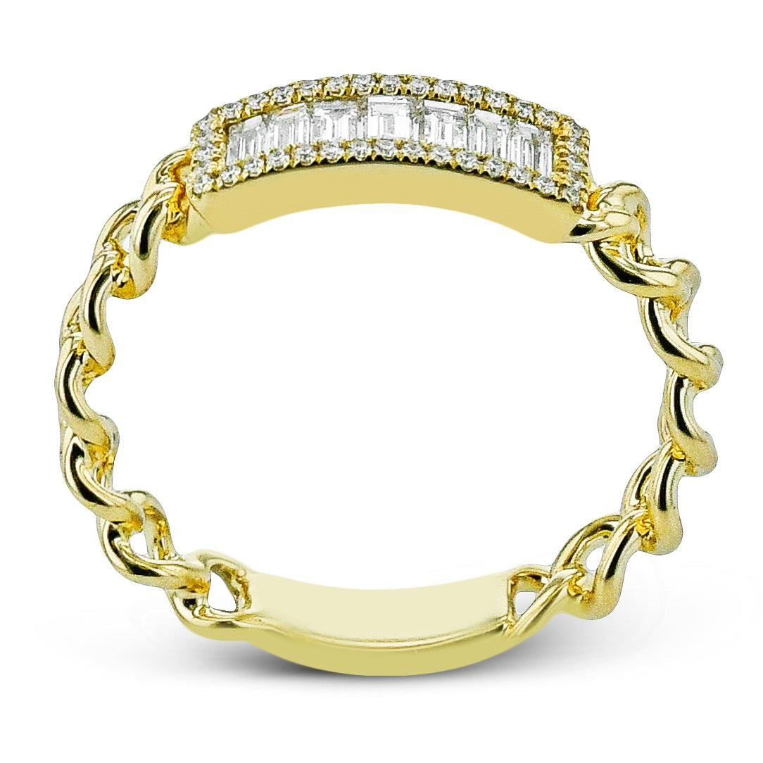 Fashion Ring in 14k Gold with Diamonds