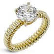 Load image into Gallery viewer, ZR2604 Engagement Ring in 14k Gold with Diamonds