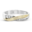 Load image into Gallery viewer, ZR2614 Right Hand Ring in 14k Gold with Diamonds
