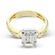 Load image into Gallery viewer, ZR2617 Engagement Ring in 14k Gold with Diamonds