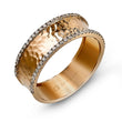 Load image into Gallery viewer, ZR431 Right Hand Ring in 14k Gold with Diamonds