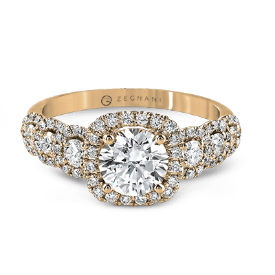 ZR494 WHITE 14K SEMI ROSE 1