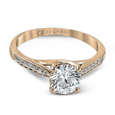 ZR561 WHITE 14K SEMI ROSE 1